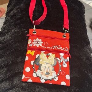 Red Minnie Mouse Crossbody Bag